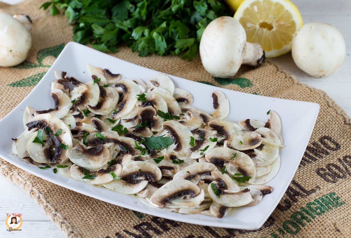Carpaccio di funghi